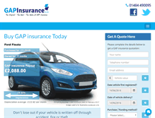 Tablet Screenshot of gapinsurance.co.uk