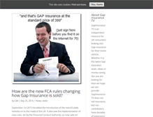 Tablet Screenshot of gapinsurance.tv
